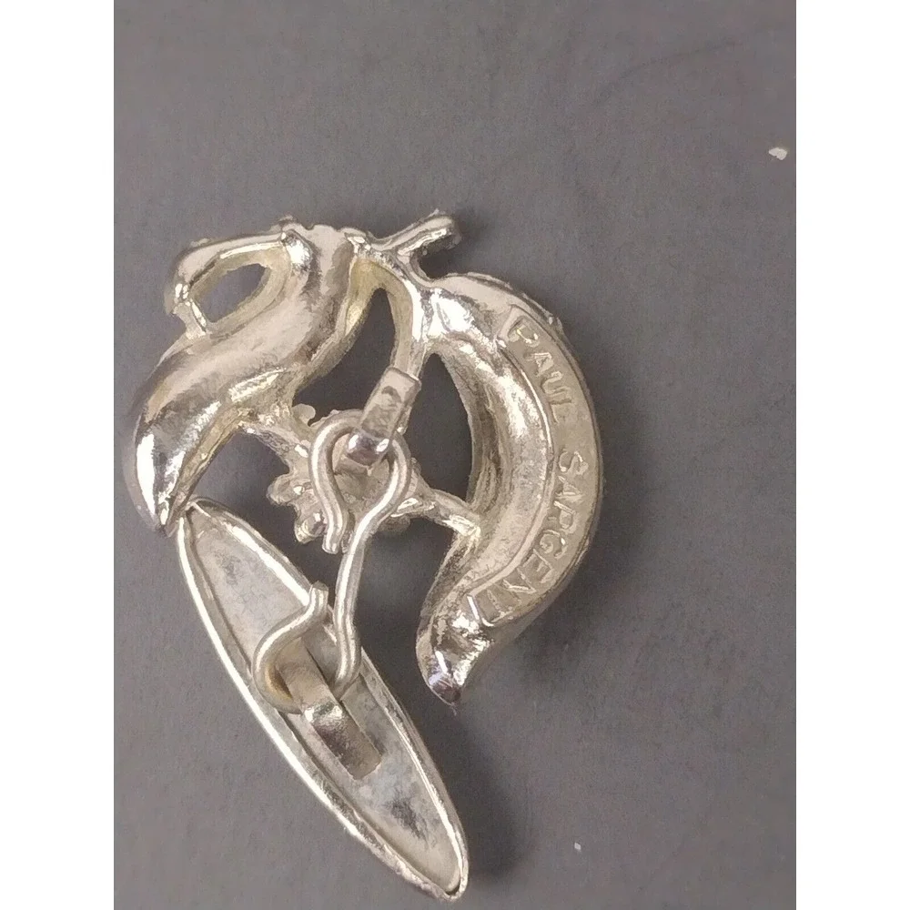 Vintage Y2K Paul Sargent Rhinestone Formal Shirt Studs Cuff Link For prom tux